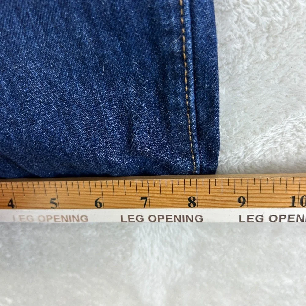 Levis 501 Jeans Mens 36x32 Dark Wash Button Fly Denim Pockets